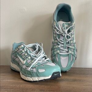 Nike P-6000 Cannon Pearl Platinum Women's Mint Green & White Sneakers BV1021-010